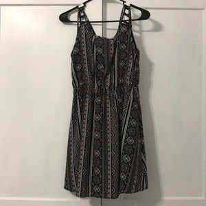 Black and white dress